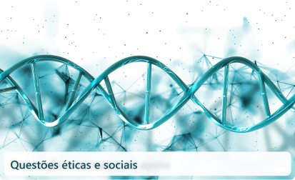 Imagem de dna azul