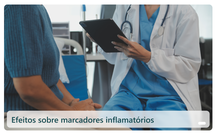 Efeitos sobre marcadores inflamatórios