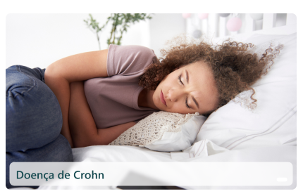 Mulher com Doença de Crohn
