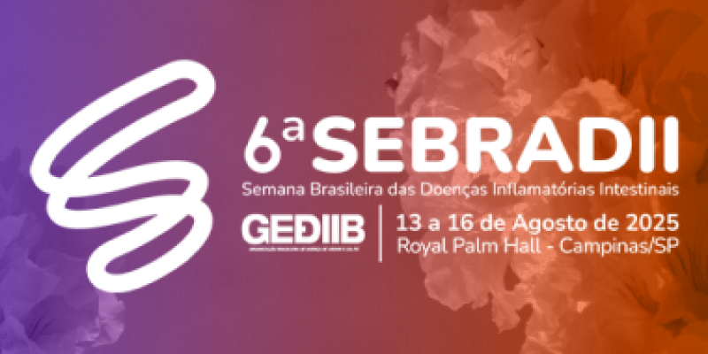 Imagem 6ª SEBRADII Semana Brasileira das Doenças Inflamatórias Intestinais