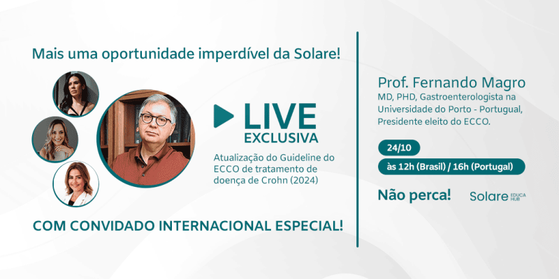 Bate-papo sobre atualização do Guideline do ECCO sobre tratamento de Doença de Crohn.